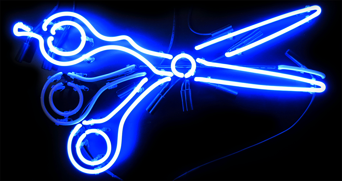 Neon Scissors